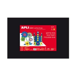 APLI Moosgumi, 400x600 mm, APLI Kids "Eva Sheets", fekete
