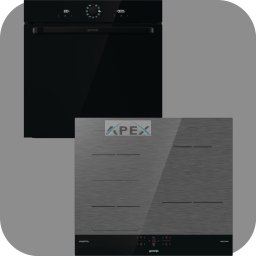 Gorenje Simplicity BOS6737SYB hőlégkeveréses sütő + GI6421SYB indukciós főzőlap fekete színben