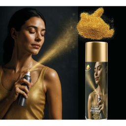 Test spray, arany szín,75 ml