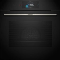 Bosch HRG7784B1 Beépíthető Sütő gőz funkcióval, Digit. Kijelzővel, 71 L, Teleszkópos sütősín nélkül, Öntisztító funkció: Pirolitikus