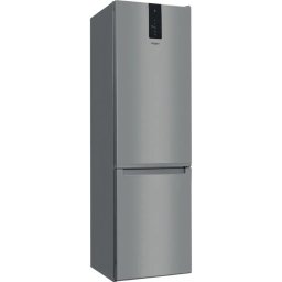 Whirlpool W9 931A IX Alulfagyasztós hűtőszekrény D Energiaosztály, Hűtő: 257L, Fagyasztó: 98L, Nofrost, Zajszint: 35 dB, Szél: 59.5 cm, Mag: 201,3 cm, Mély: 65.5 cm, Digitális kijelzővel
