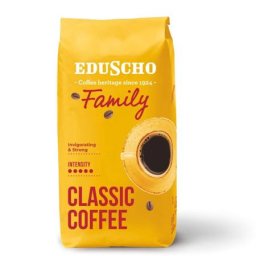 EDUSCHO Kávé, pörkölt, szemes, 500 g, EDUSCHO "Family"