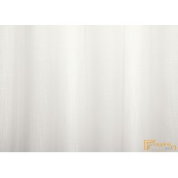 (11 szín) Natúr hatású sable fényáteresztő függöny 335cm - Liberty - Fehér