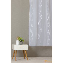 (2 méret) Elenor finom szövésű voile - Fehér- 220cm