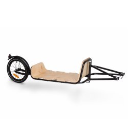 KLARFIT Companion Chaser, bicikli utánfutó, 30 kg, 16", multiplex, nyírfa (BCT1-ChaserOpen)