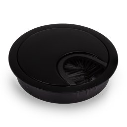 OneConcept Kábelátvezető, 2 darabból álló készlet, 60 mm, fém, sörtés tömítés ()