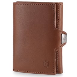 Slimpuro TRYO Slim Wallet 5 kártya zsebbel az érmék számára, 9,2 x 2,2 x 7,5 cm (SZ x M x H), RFID védelemmel (QK-DNPH-HDCJ)