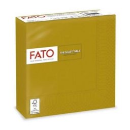 FATO Szalvéta, 1/4 hajtogatott, 33x33 cm, FATO "Smart Table", arany
