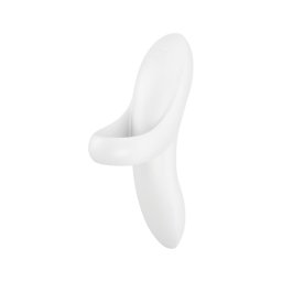 Satisfyer Bold Lover - akkus, vízálló ujj vibrátor (fehér)