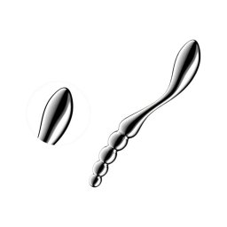 Satisfyer Star Force 1 - gömbös acéldildó (ezüst)