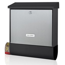 BURG WACHTER London Set 68670 utcai postaláda (fekete-inox)