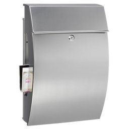 BURG WACHTER Hamburg 3815 újságtartós INOX utcai postaláda