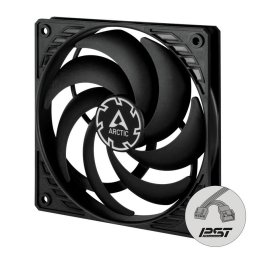 Rendszerhűtő ventilátor 12cm fekete Arctic P12 Slim PWM PST (ACFAN00187A)
