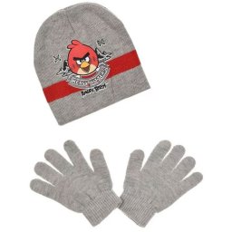 Angry Birds Heavy Hitters Grey gyerek sapka + kesztyű szett 52 cm