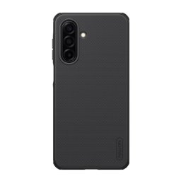 NILLKIN SUPER FROSTED PRO műanyag telefonvédő (ütésállóság, gumírozott, érdes felület) FEKETE Samsung Galaxy A17 5G (SM-A176)