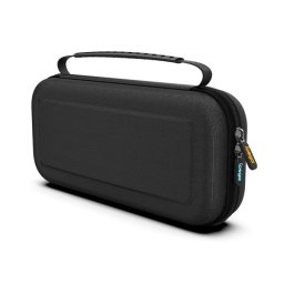 IPEGA utazó tok (ütésállóság, EVA anyag, belső zseb, 10 játék kártya hely, kézpánt) FEKETE Nintendo Switch 2