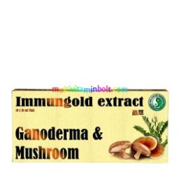 Immungold Ganodrerma ivóampulla 10 db 10 ml, Ganoderma gomba, Shiitake gomba, csűdfűgyökér astragalus - Dr. Chen