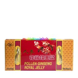 Pollen Ginseng Royal Jelly ivóampulla 10 db 10 ml, Méz, virágpor, méhpempő, Panax ginseng gyökér - Dr. Chen