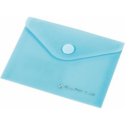 PANTA PLAST Irattartó tasak, A6, PP, patentos, 160 mikron, PANTA PLAST, pasztellkék