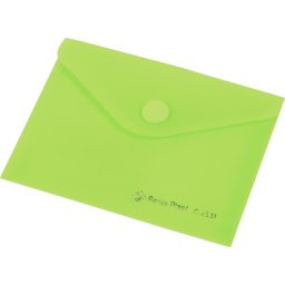 PANTA PLAST Irattartó tasak, A6, PP, patentos, 160 mikron, PANTA PLAST, pasztellzöld