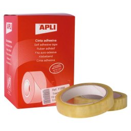 APLI Ragasztószalag, 19 mm x 66 m, APLI "Transparent", átlátszó