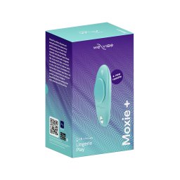 We-Vibe Moxie+ - hordható App- és távirányítós csiklóvibrátor (türkiz)