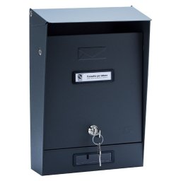 SILMEC 10201.84 utcai postaláda (fekete)