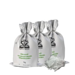 Polipropilén mikroszál betonhoz, beton adalékszál. PolyMic 18. 1 kg/csomag. Beton mikroszál (18 mm) - a repedések megelőzéséhez