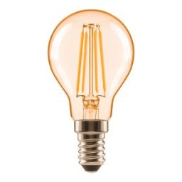 Led Classic P 20 Filament 2.5W 2400K Gold E14
