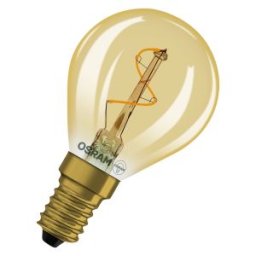Vintage 1906 Classic P Spiral Filament 1.8W 822 Gold E14