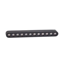 SLIM TRACK LIGHT Fekete Mágneses sínes Led lámpa Ledes 12W 1020lm 3000K