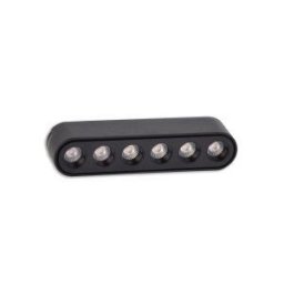 SLIM TRACK LIGHT Fekete Mágneses sínes Led lámpa Ledes 6W 485lm 3000K