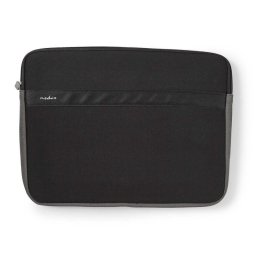 Nedis NBSE15100BK - Notebook tok | 15 - 16" | Neoprén | Fekete / Antracit