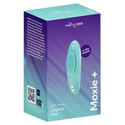 We-Vibe Moxie+ - hordható App- és távirányítós csiklóvibrátor (türkiz)