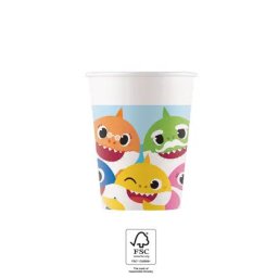 Baby Shark Fun in the Sun papír pohár 8 db-os 200 ml FSC