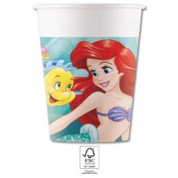 Hercegnők Ariel Curious papír pohár 8 db-os 200 ml FSC