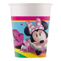 Minnie egér Makes Me Smile papír pohár 8 db-os 200 ml FSC