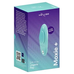 We-Vibe Moxie+ - hordható App- és távirányítós csiklóvibrátor (türkiz)
