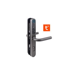 Intelligens AIRBNB zár - fekete - ujjnyomat/RFID/PIN azonosítás - 13,56 MHz MIFARE - BLE - TUYA - IP65 929PG-62-F(TUYA)