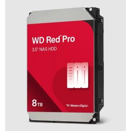 Merevlemez HDD NAS 8TB 7200rpm SATA3 256MB Western Digital Red Pro (WD8005FFBX)