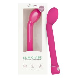 Easy Toys - Slim G-Vibe - akkumulátoros G-pont vibrátor (rózsaszín)