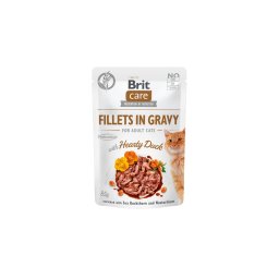 Brit Care Cat Fillets in Gravy with Hearty Duck 85 g