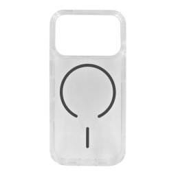 Szilikon telefonvédő (ultravékony, műanyag hátlap, MagSafe, légpárnás sarok) SÖTÉTSZÜRKE Apple iPhone 17 Pro