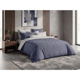 Pamut ágynemű GREYVO szürkéskék Ágyneműhuzat mérete: 70 x 90 cm | 140 x 200 cm