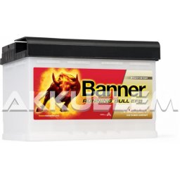 Banner Running Bull EFB 57011 12V 660A 70Ah autó akkumulátor JOBB+
