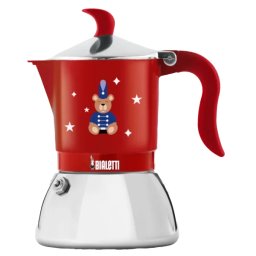 Bialetti Indukciós kávéfőző 4 személyes Fiametta piros macis 6657