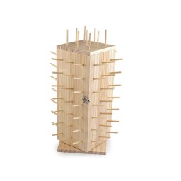 Forgó cérnatartó tárolóhellyel magassága 44 cm orsótartó