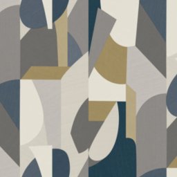 Jinx 106cm fehér/kék/arany/szürke geometriai mintás tapéta 28300-3