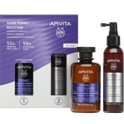 APIVITA Hajhullás elleni MEN csomag férfiaknak (250ml+150ml)