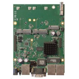 MikroTik RouterBOARD RBM33G, dual-core 880MHz, 256MB DDR3, 3x GLAN, 2x mini-PCIe, 2xSIM slot, 1xM.2, USB, RS232, incl. L4